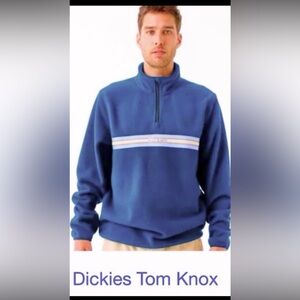 Fleece quarter zip from Dickies, thick fleece, keeps it warm even in winter